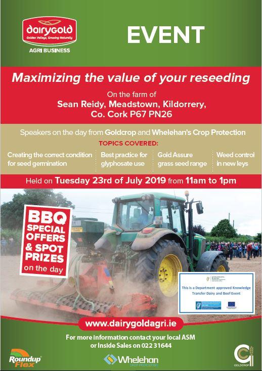 Dairygold Reseeding Event | Kildorrey