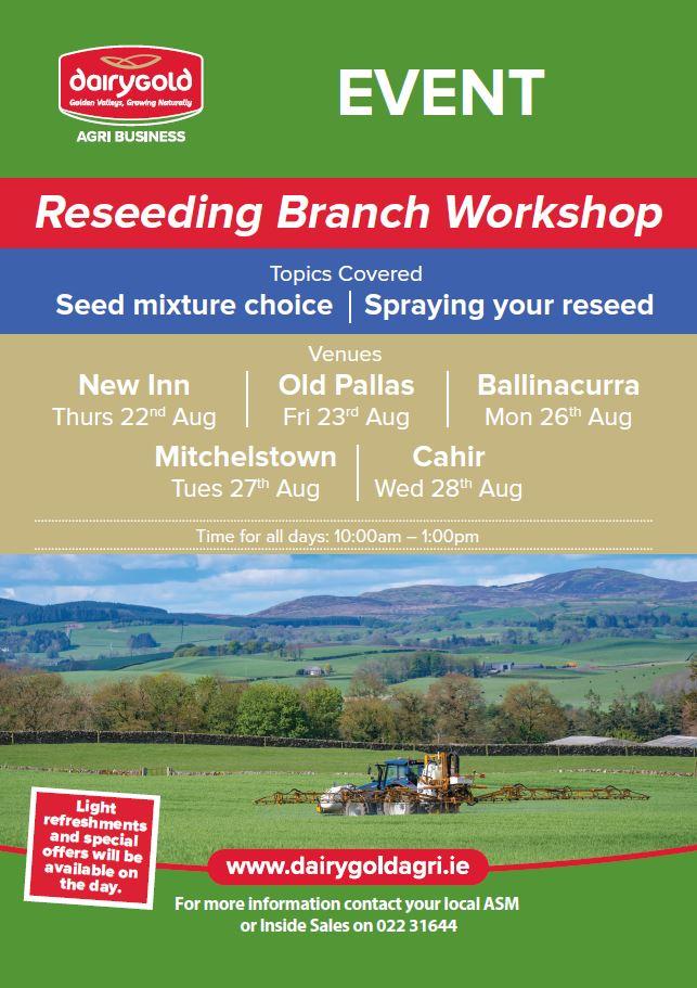 Reseeding Branch Workshop |